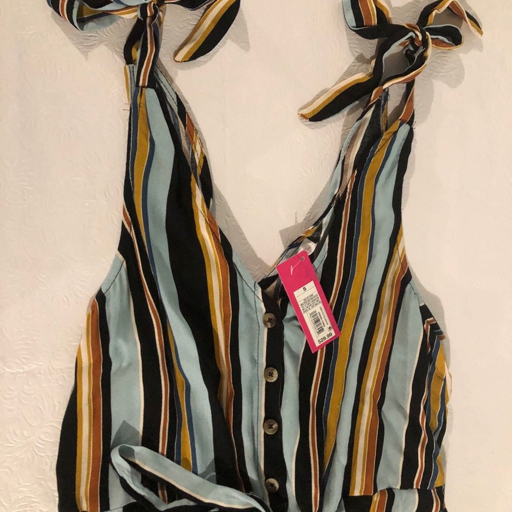 NWT. Xhilaration Multi-Color Jumpsuit